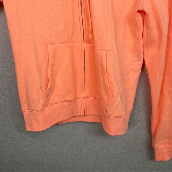 Victoria's Secret Orange Hoodie Small Full Zip - Picture 4 of 9